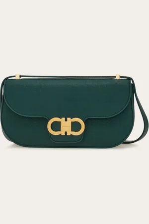 Salvatore Ferragamo Damen Umhängetasche mit Doppel-Gancini