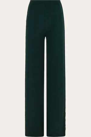 Salvatore Ferragamo Damen Palazzo-Hose aus Maschenware