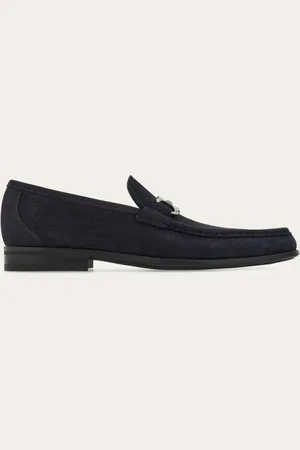 Salvatore Ferragamo Herren Loafer mit Gancini-Trense Größe 40