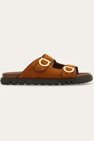 Salvatore Ferragamo Herren Sandale mit Doppelriemen Größe 41