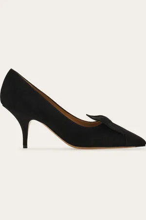Salvatore Ferragamo Damen Pumps mit Schleife Größe 35