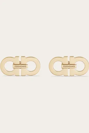 Salvatore Ferragamo Damen Double Gancini earrings