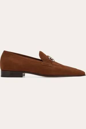 Salvatore Ferragamo Herren Loafer mit Gancini-Trense Größe 40