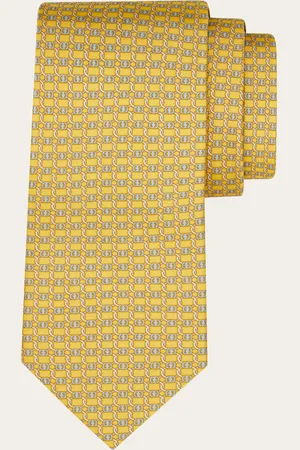 Salvatore Ferragamo Herren Seidenkrawatte mit Vara-Print