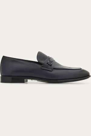 Salvatore Ferragamo Herren Loafer mit Gancini-Ornament Größe 40