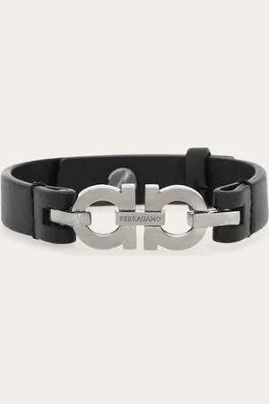 Salvatore Ferragamo Herren Armband mit Doppel-Gancini