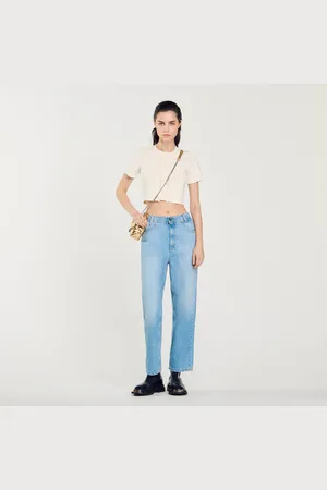 Sandro Gerade Low Waist Jeans
