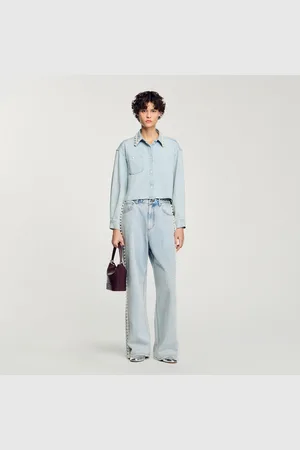 Sandro Jeans mit Perlenbesatz