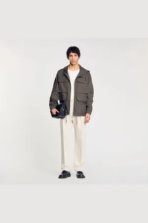 Sandro Parka im Militärstil mit Kapuze