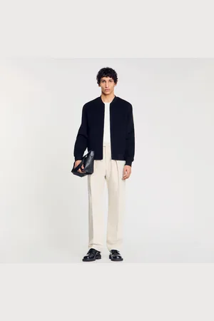 Sandro Blouson aus Doubleface-Wolle