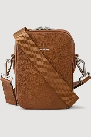 Sandro Kleine Tasche aus genarbtem Leder