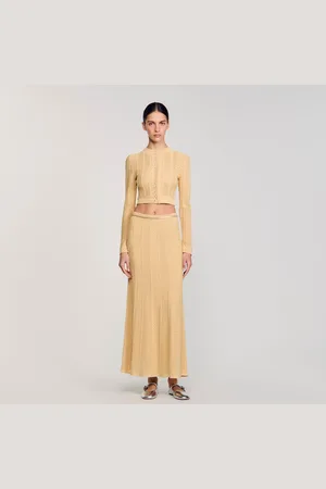 Sandro Cardigan aus Pointelle-Strick