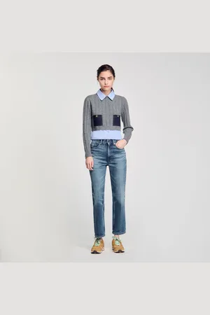 Sandro Pullover aus Kaschmir und Wolle