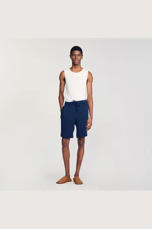 Sandro Plissierte Bermudashorts