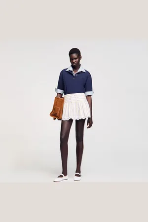 Sandro Gestreifter Skort