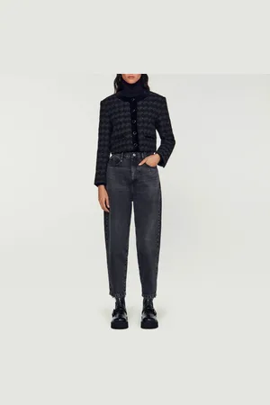 Sandro Kurze Jacke aus Tweed