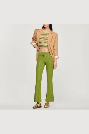 Sandro Hose aus Metallic-Strick