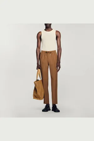 Sandro Elastische Hose mit geradem Schnitt