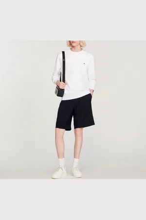Sandro Sweatshirt mit Square-Cross-Motiv