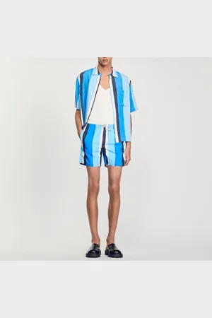Sandro Badehose mit Streifenprint