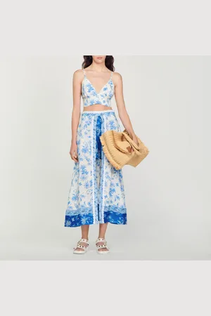 Sandro Brassière-Top mit Blumenprint