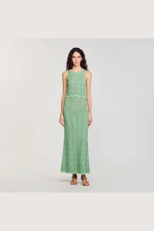 Sandro Top mit ausgefallenem Strickmuster