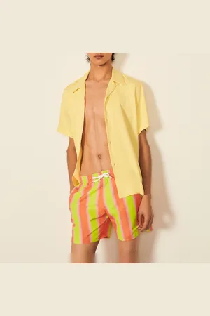 Sandro Gestreifte Badehose