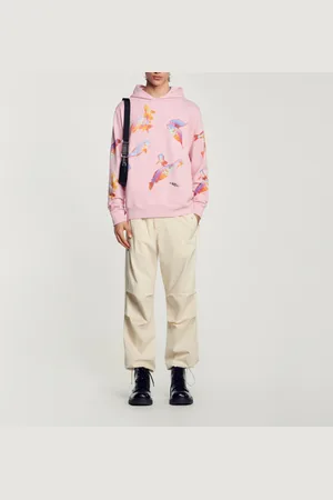 Sandro Sweatshirt mit Print und Kapuze