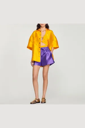 Sandro Oversize-Bluse aus Satin
