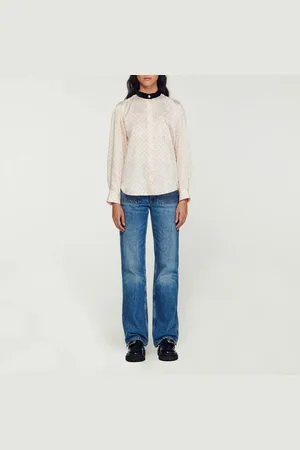 Sandro Gepunktete Bluse