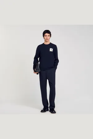 Sandro Pullover mit Blumendetail