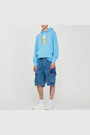Sandro Kapuzensweatshirt mit Kaninchenprint