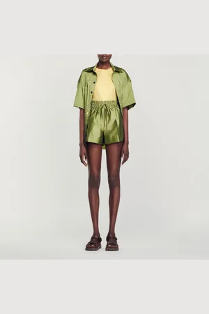 Sandro Shorts aus Satin