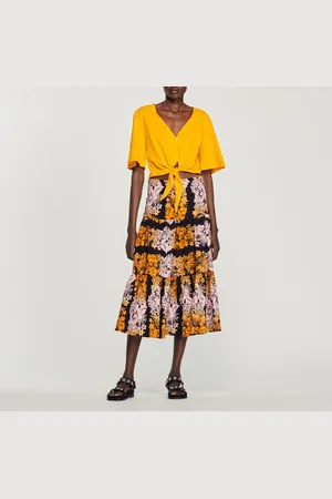 Sandro Langer Rock mit Print