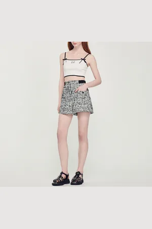 Sandro Shorts aus Tweed