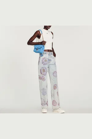 Sandro Jeans mit Blumenmotiv