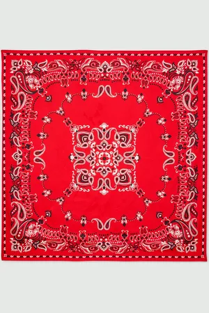 Sandro Seidenhalstuch mit Bandana-Muster