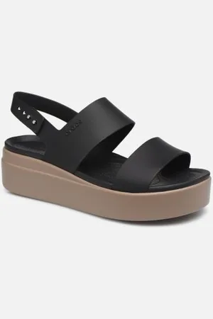 Crocs Sandalen Brooklyn Low Wedge W - - Größe 36 - 37