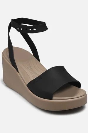 Crocs Sandalen Brooklyn Ankle Strap Wedge - - Größe 36 - 37