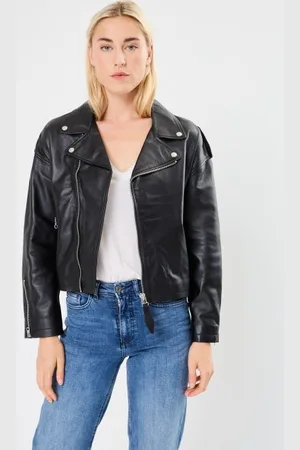 Schott NYC Bekleidung Perfecto Court Avec Doublure Cashmire - - Größe XS