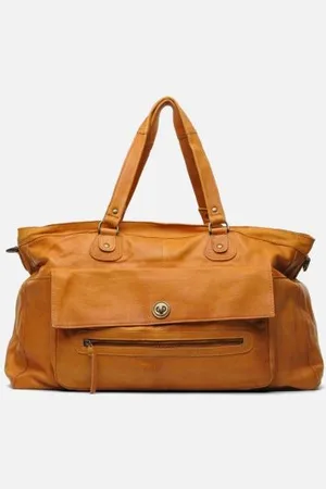 Pieces® Handtaschen Totally Royal leather Travel bag - - Größe T.U