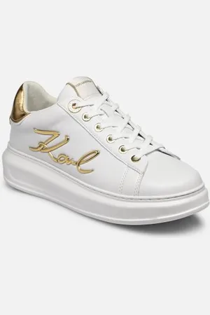 Karl Lagerfeld Kapri Signia Lace Lthr - - Sneaker - Größe 37
