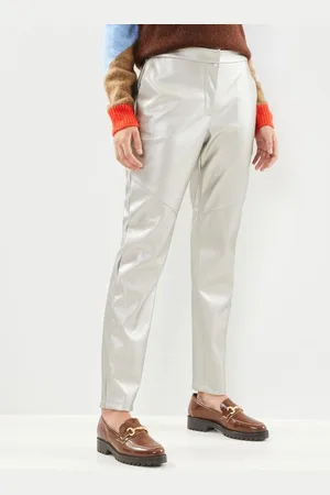 VILA Bekleidung Vipen Rw Coated Pu Pant - - Größe 40