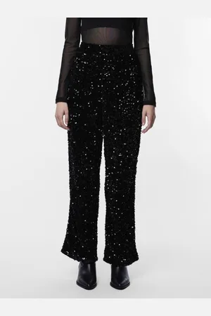 Pieces® Bekleidung Pckam Hw Wide Pant Bc - - Größe XS