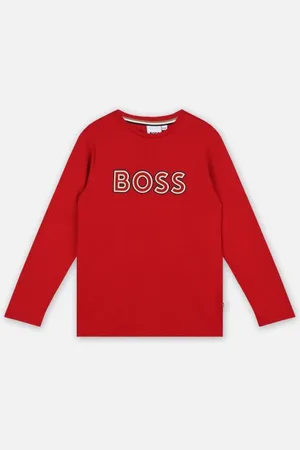 HUGO BOSS Bekleidung Tee-Shirt Manches Longues J25M17 - - Größe 4A