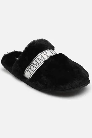 Tommy Hilfiger Hausschuhe TOMMY FUR HOTEL SLIPPER - - Größe 35 - 36