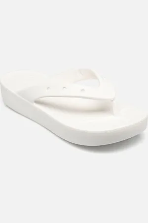 Crocs Sandalen Classic Platform Flip W Whi - - Größe 36 - 37