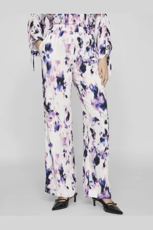 VILA Bekleidung Vimatea Fl Hw Wf Trouser/Rou - - Größe 34
