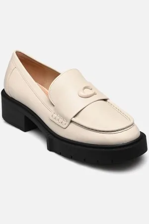 Coach Slipper Leah Leather Loafer Pump - - Größe 36