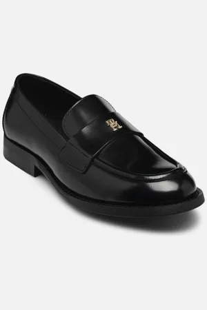 Tommy Hilfiger Slipper PARTY ABRASIVATO LEATHER LOAFER - - Größe 36